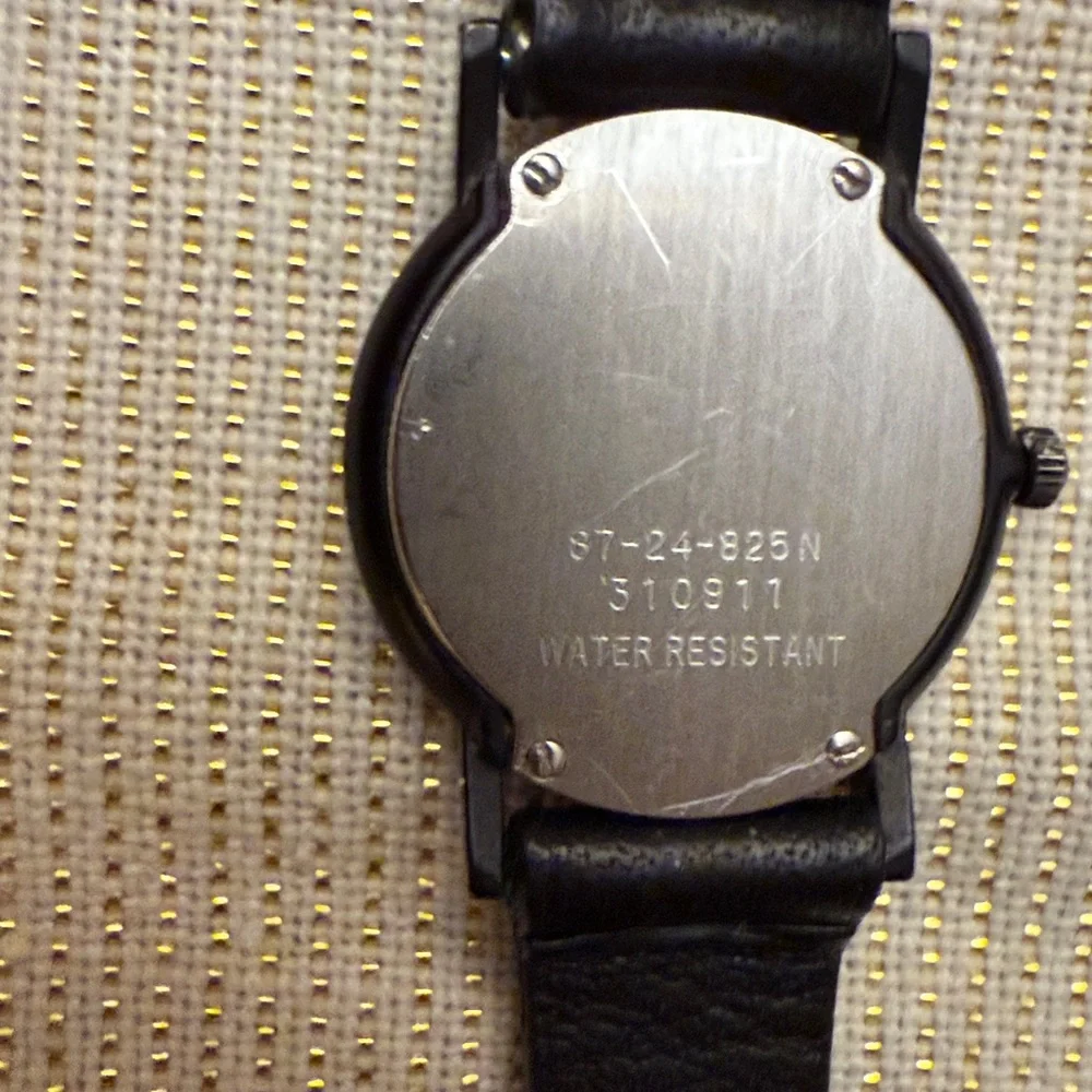 MOVADO Women Authentic Watch Needs New Battery Selling As Is Black